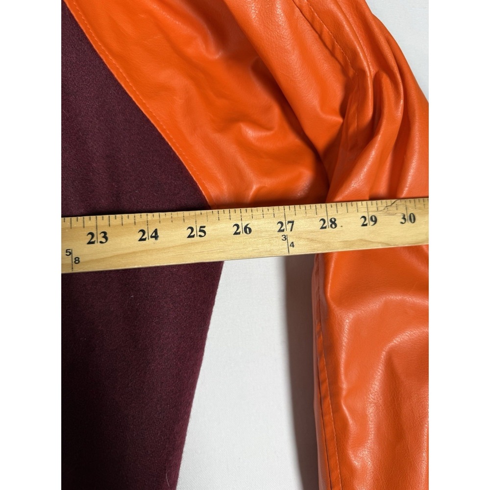 VTG Virginia Tech Hokies Wool Varsity Jacket Men's Large Steve And Barry's 90s - Picture 7 of 8